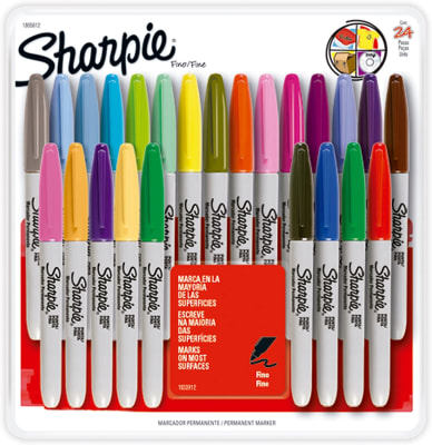SHARPIE PUNTA FINA COLORES SURTIDOS TJX24