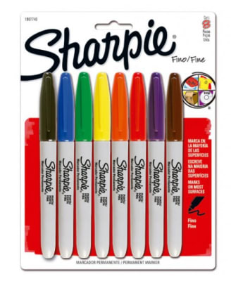 SHARPIE PUNTA FINA COLORES BÁSICOS TJX8