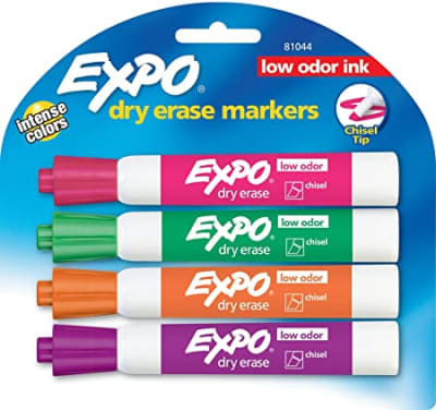 MARCADOR PIZARRA EXPO TJX4 COLORES FASHION