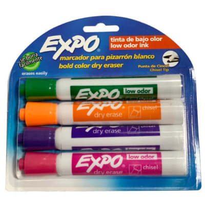 MARCADOR PIZARRA EXPO TJX4 COLORES FASHION