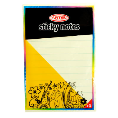 BLOCK ADHESIVO AMARILLO 100X150 MM 100H