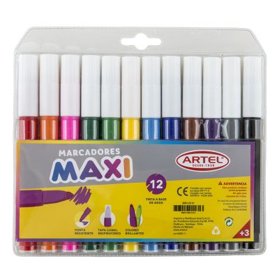 Est. 12 marcadores Maxi ARTEL