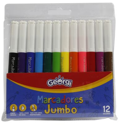 Est. 12 Marcadores Jumbo Georgi