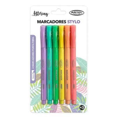 Bl. 6 Marcadores Artel Stylo Pastel 1mm