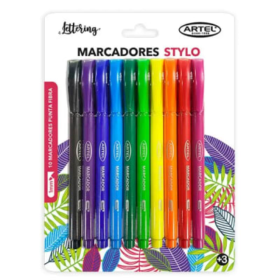 Bl. 10 Marcador Artel Stylo colores 1mm