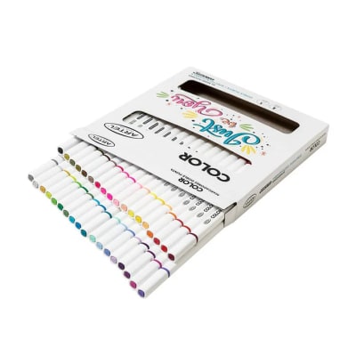 Est. Marcadores doble punta 36 colores