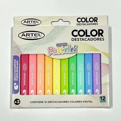 Destacador Pastel x 12 und Artel