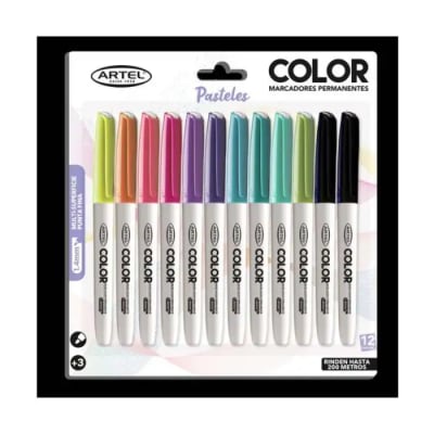 Bl.Marcador Perma.Colx12und(Past10+2Ng)