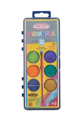 Estuche Acuarela Artel  12 colores