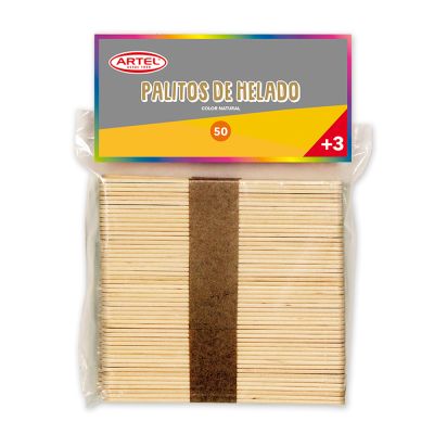Palitos Helados natural bolsa 50