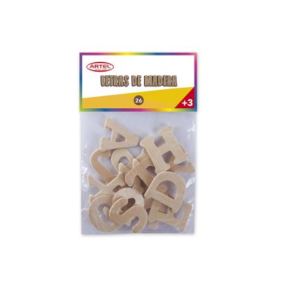 Letras en madera 26 piezas