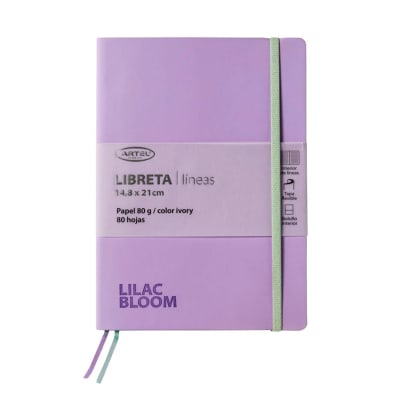 Libreta lisa A5 pastel