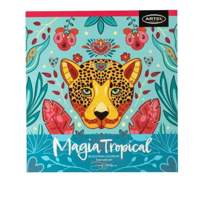 Block para colorear Magia Tropical