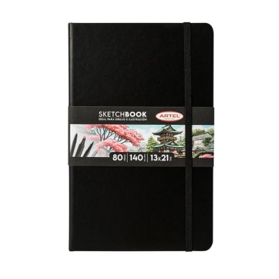 Sketchbook 13x21 Negro