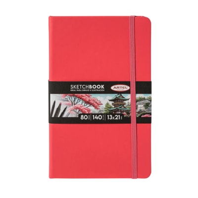 Sketchbook 13x21 Roja