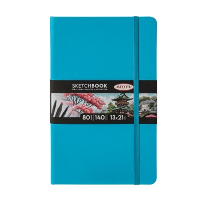 Sketchbook 13x21 Celeste