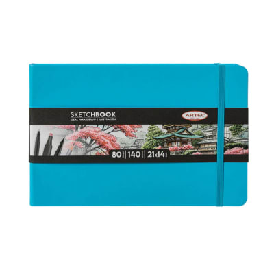 Sketchbook 21x14 Celeste