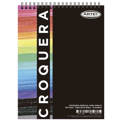 CROQUERA BOND CARTA 21X28CM ARTELCOLOR