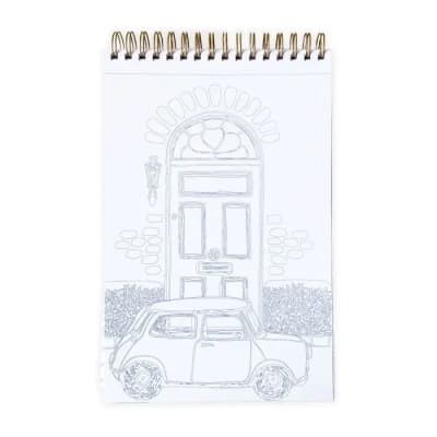 Block dibujo Sketchbook 60 hj, 30 diseños para colorear
