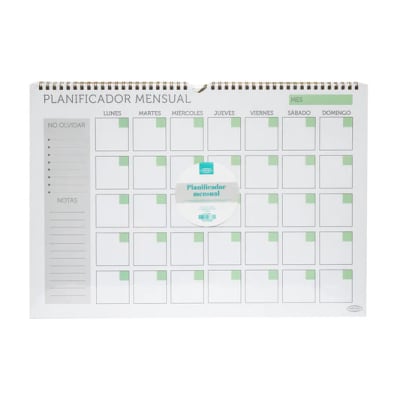 Planificador Mensual Tradicional