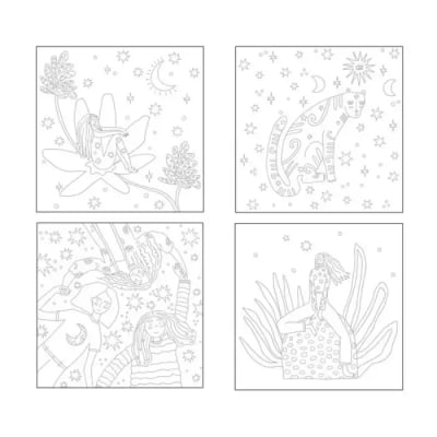 Block para colorear Mysticus