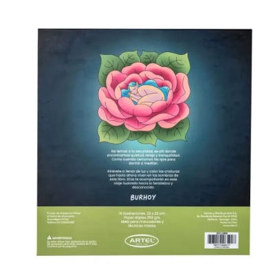 Block para colorear Criaturas Ocultas