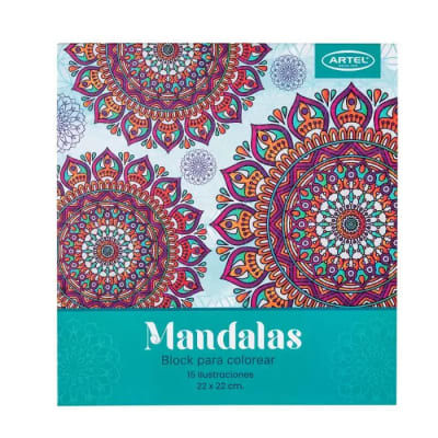 Block para colorear Mandalas