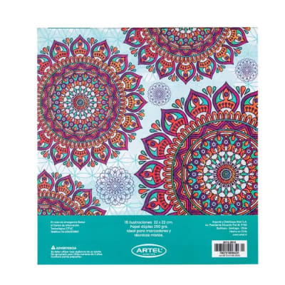 Block para colorear Mandalas