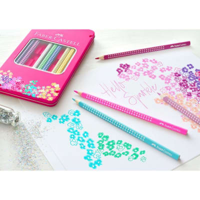 Ecolápices de Color Sparkle Lata 12 colores