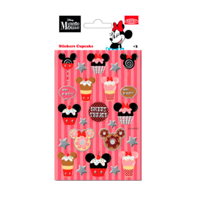 Sticker Minnie Cupcake Disney