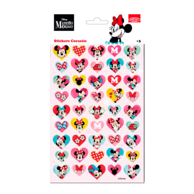 Sticker Pop Up Minnie Corazón