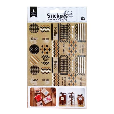 STICKERS PARA DECORAR REGALOS