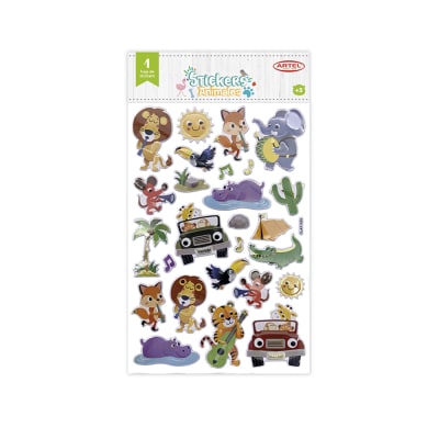 Stickers Animales Artel surtido