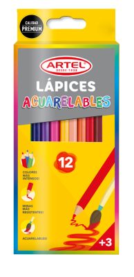 Est 12 Lapiz Color Artel Acuarelable