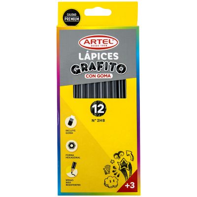 Est.12 Lapiz GrafArtel 2 HB Hexagon C/G