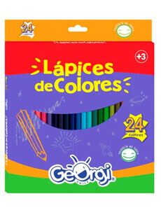 Estuche  24 Lapices de Colores Georgi