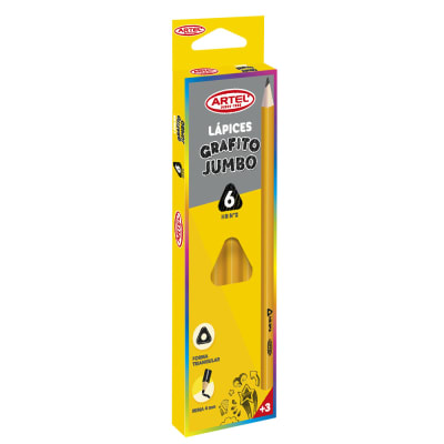 LÁPICES GRAFITO JUMBO X 6
