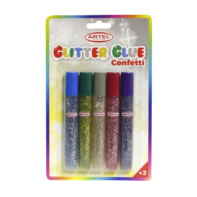 Glitter Glue Artel Confetti  5 tb 13 gr
