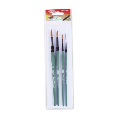 Set Pincel Deco:1 liner+3 redondo