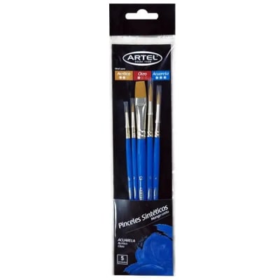 SET 5 PINCELES ARTEL PARA ACUARELA
