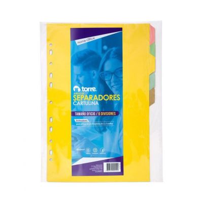 SEPARADOR PP OF COLORES 6 POS. 11 PERF.