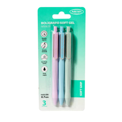 BL. Bolígrafos Gel 3un