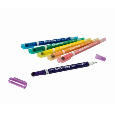 Est. Marcadores Roller Stamp 6 colores