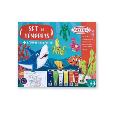 Set Témperas Bajo el Mar