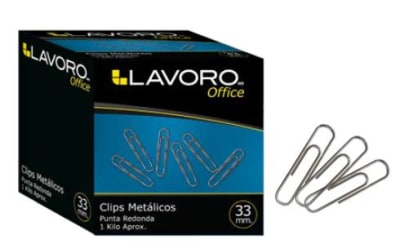 CLIP N°1 RED. CROMADO 33MM 1KG