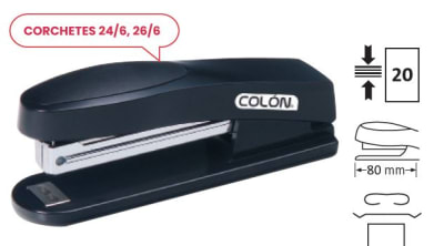 CORCHETERA COLON GRANDE NEGRA A-7  26/6