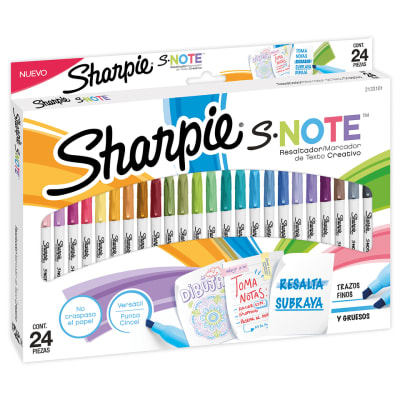 DESTACADOR SHARPIE NOTE BLISTER X24 PASTEL