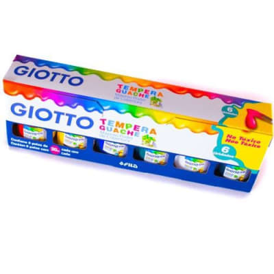 TEMPERA GIOTTO 20ML 6 COLORES