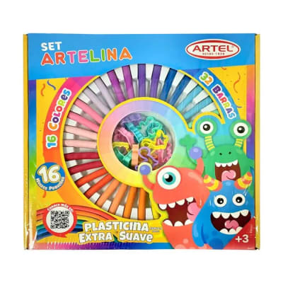 Rueda Plasticina Artelina 16 colores