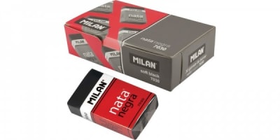 GOMA DE NATA NEGRA FUNDA CARTON 7030 24x39x10cm MILAN